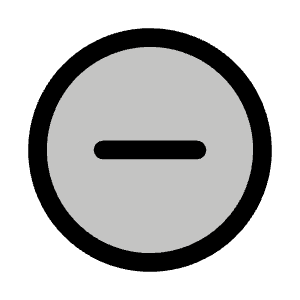 Minus Circle Duotone Icon from Phosphor Duotone Set