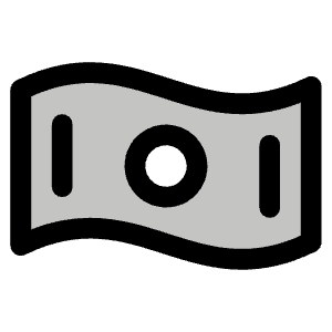 Money Wavy Duotone Icon from Phosphor Duotone Set
