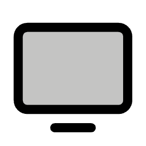 Monitor Duotone Icon from Phosphor Duotone Set
