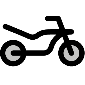 Motorcycle Duotone Icon from Phosphor Duotone Set