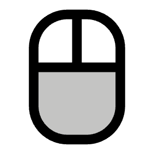 Mouse Duotone Icon from Phosphor Duotone Set