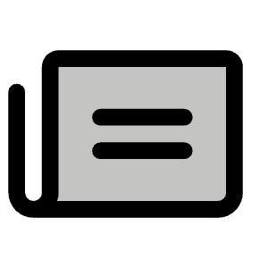 Newspaper Duotone Icon from Phosphor Duotone Set