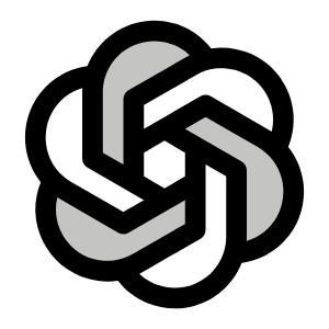 Open Ai Logo Duotone Icon from Phosphor Duotone Set