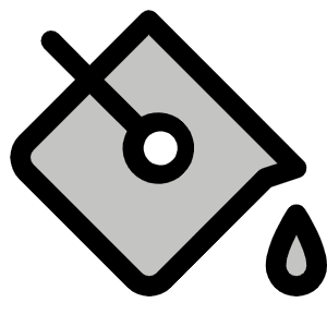 Paint Bucket Duotone Icon from Phosphor Duotone Set