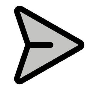 Paper Plane Right Duotone Icon from Phosphor Duotone Set