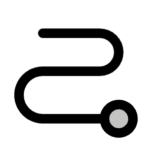 Path Duotone Icon from Phosphor Duotone Set