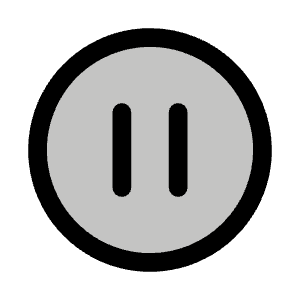 Pause Circle Duotone Icon from Phosphor Duotone Set