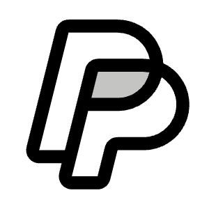 Paypal Logo Duotone Icon from Phosphor Duotone Set
