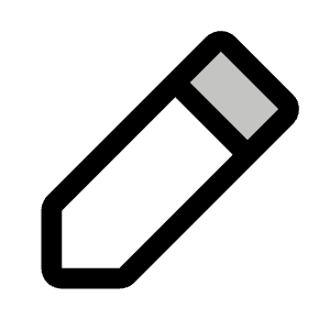Pencil Simple Duotone Icon from Phosphor Duotone Set