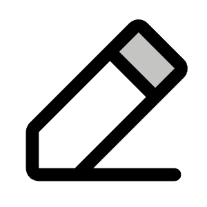 Pencil Simple Line Duotone Icon from Phosphor Duotone Set