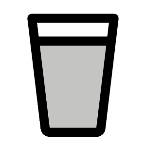 Pint Glass Duotone Icon from Phosphor Duotone Set