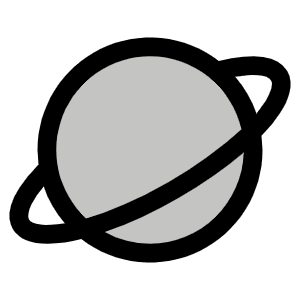 Planet Duotone Icon from Phosphor Duotone Set
