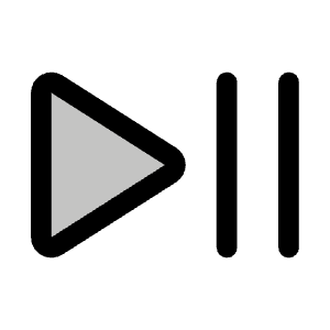 Play Pause Duotone Icon from Phosphor Duotone Set