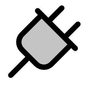 Plug Duotone Icon from Phosphor Duotone Set