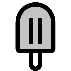 Popsicle Duotone Icon from Phosphor Duotone Set