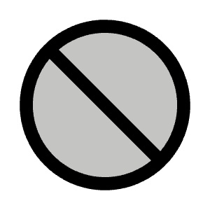 Prohibit Duotone Icon from Phosphor Duotone Set