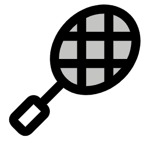 Racquet Duotone Icon from Phosphor Duotone Set
