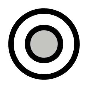 Radio Button Duotone Icon from Phosphor Duotone Set