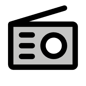 Radio Duotone Icon from Phosphor Duotone Set
