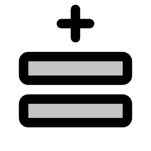 Rows Plus Top Duotone Icon from Phosphor Duotone Set