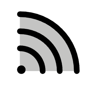 Rss Duotone Icon from Phosphor Duotone Set