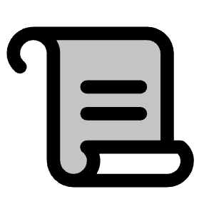 Scroll Duotone Icon from Phosphor Duotone Set