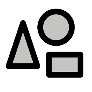 Shapes Duotone Icon from Phosphor Duotone Set