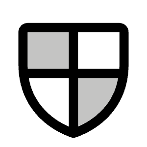 Shield Checkered Duotone Icon from Phosphor Duotone Set