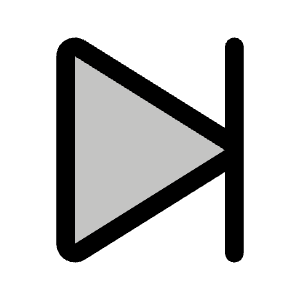 Skip Forward Duotone Icon from Phosphor Duotone Set