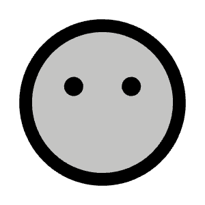 Smiley Blank Duotone Icon from Phosphor Duotone Set