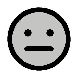 Smiley Meh Duotone Icon from Phosphor Duotone Set