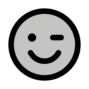 Smiley Wink Duotone Icon from Phosphor Duotone Set