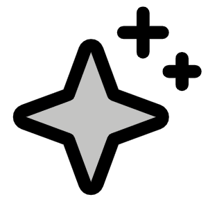 Sparkle Duotone Icon from Phosphor Duotone Set