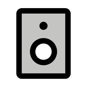 Speaker Hifi Duotone Icon from Phosphor Duotone Set