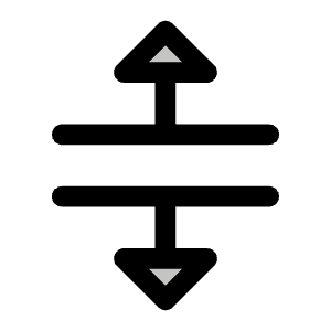 Split Vertical Duotone Icon from Phosphor Duotone Set