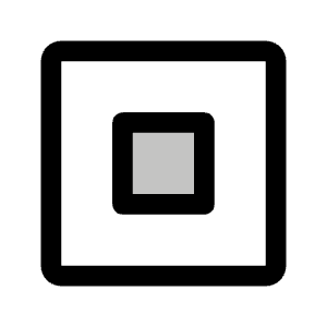 Square Logo Duotone Icon from Phosphor Duotone Set