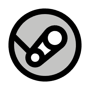 Steam Logo Duotone Icon from Phosphor Duotone Set