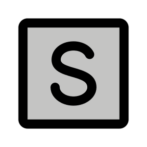 Stripe Logo Duotone Icon from Phosphor Duotone Set
