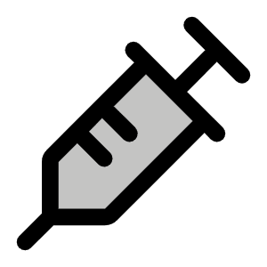 Syringe Duotone Icon from Phosphor Duotone Set