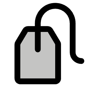 Tea Bag Duotone Icon from Phosphor Duotone Set