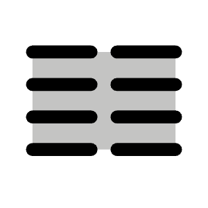 Text Columns Duotone Icon from Phosphor Duotone Set