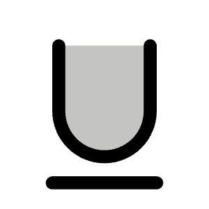 Text Underline Duotone Icon from Phosphor Duotone Set