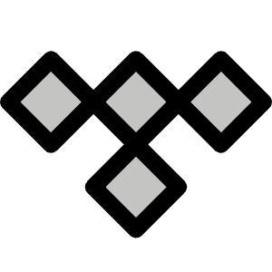 Tidal Logo Duotone Icon from Phosphor Duotone Set