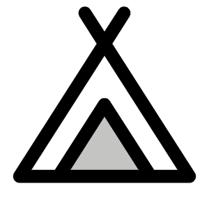 Tipi Duotone Icon from Phosphor Duotone Set