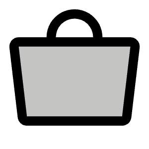 Tote Simple Duotone Icon from Phosphor Duotone Set