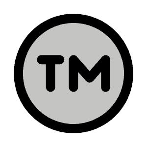 Trademark Duotone Icon from Phosphor Duotone Set