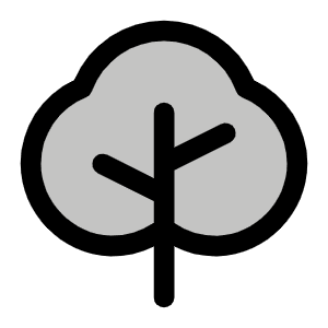 Tree Duotone Icon from Phosphor Duotone Set