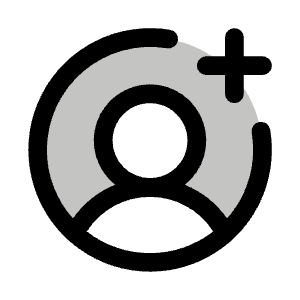 User Circle Plus Duotone Icon from Phosphor Duotone Set