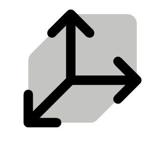 Vector Three Duotone Icon from Phosphor Duotone Set