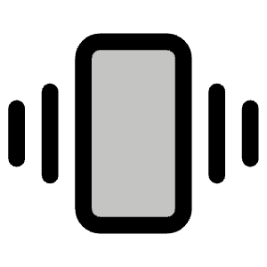 Vibrate Duotone Icon from Phosphor Duotone Set